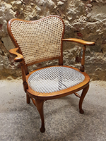 Fauteuil mit Wiener Geflecht Fauteuil mit Wiener Geflecht