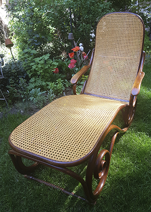 Thonet Gartenliege restauriert